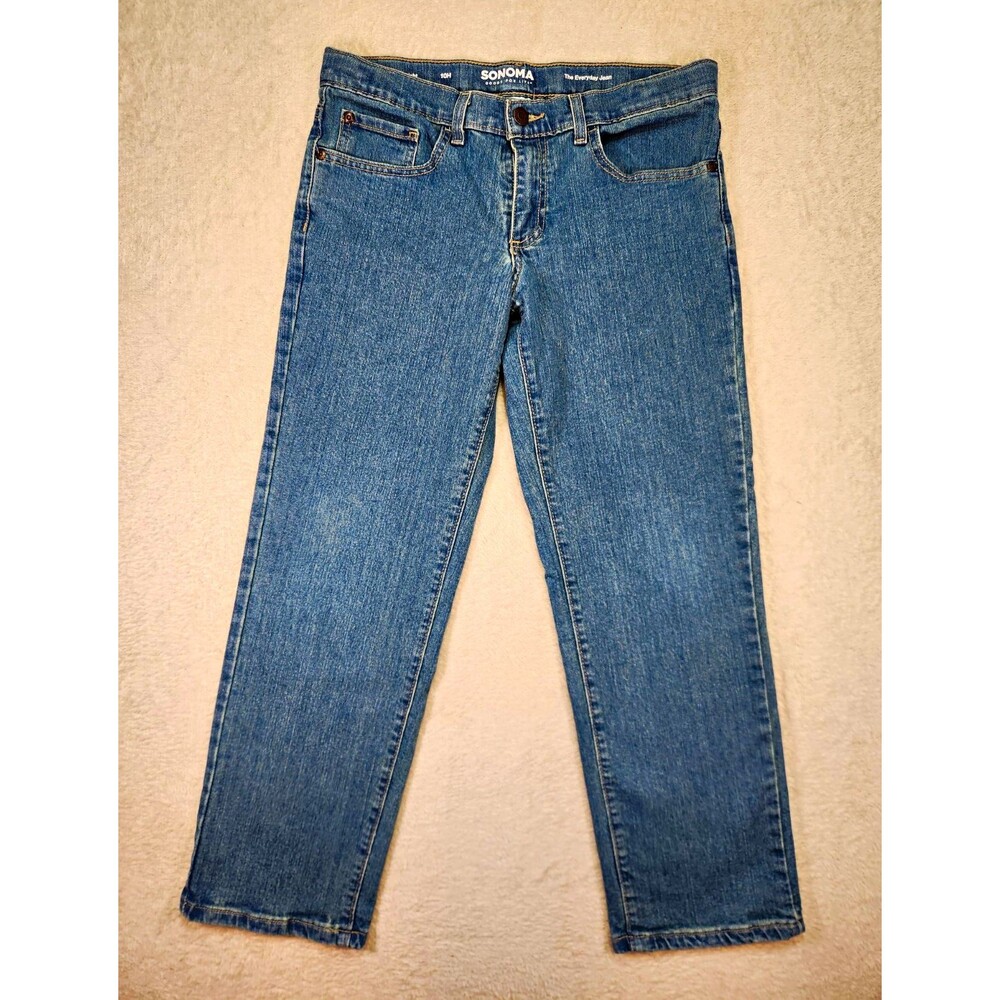 Sonoma Straight Stretch Denim Jeans Boys Size 10H The Everyday Jean